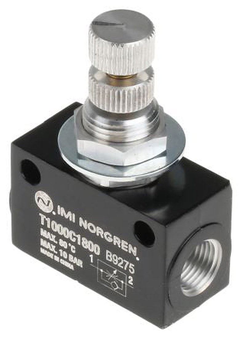 Norgren T1000 Series Flow Regulator (Uni-Directional) Flow Regulator