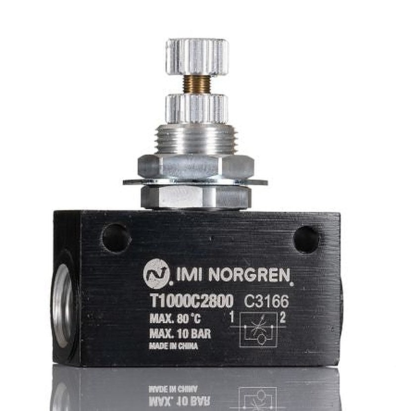 Norgren T1000 Series Flow Regulator (Uni-Directional) Flow Regulator
