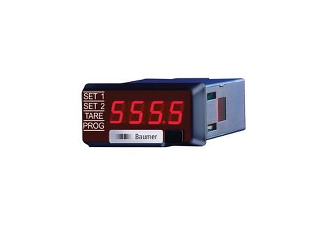 Baumer TA1220 LED Digital Panel Multifunction Meter for Voltage, Current, Power, 22.2 mm x 45 mm