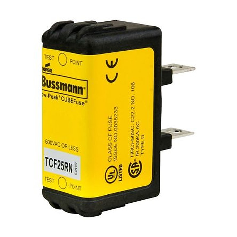 Eaton 25A NH Fuse 1 x 0.75 x 1.88 in 600V ac