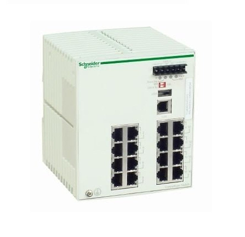 Schneider Electric TCSESM Managed 16 Port Network Switch