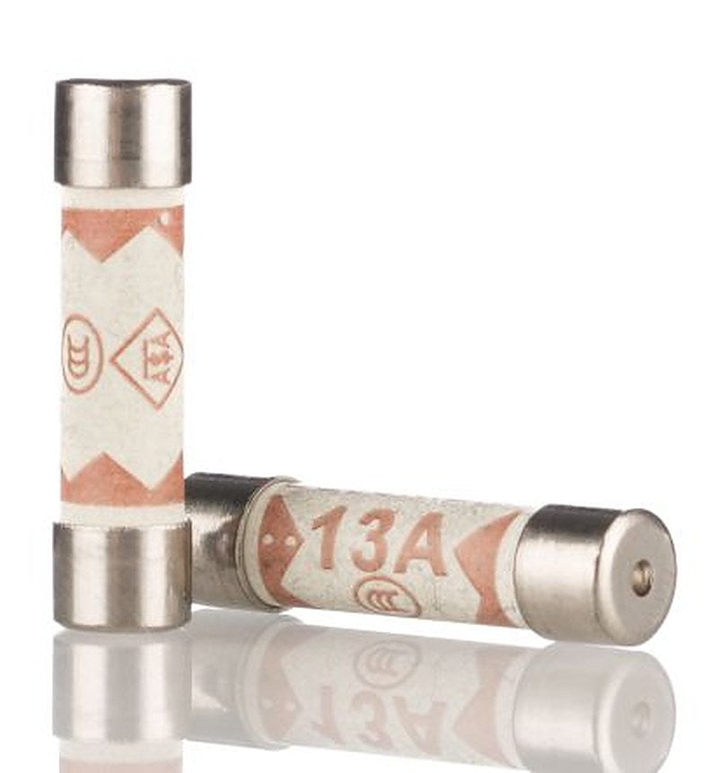 Eaton 13A F Ceramic Cartridge Fuse, 6.3 x 25 mm