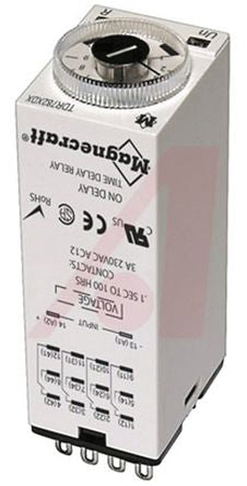 Schneider Electric RE17 Series DIN Rail Timer Relay, 2-Contact, 24 V dc, 0.1 s to 100 h, 1-Function, DPDT Switch