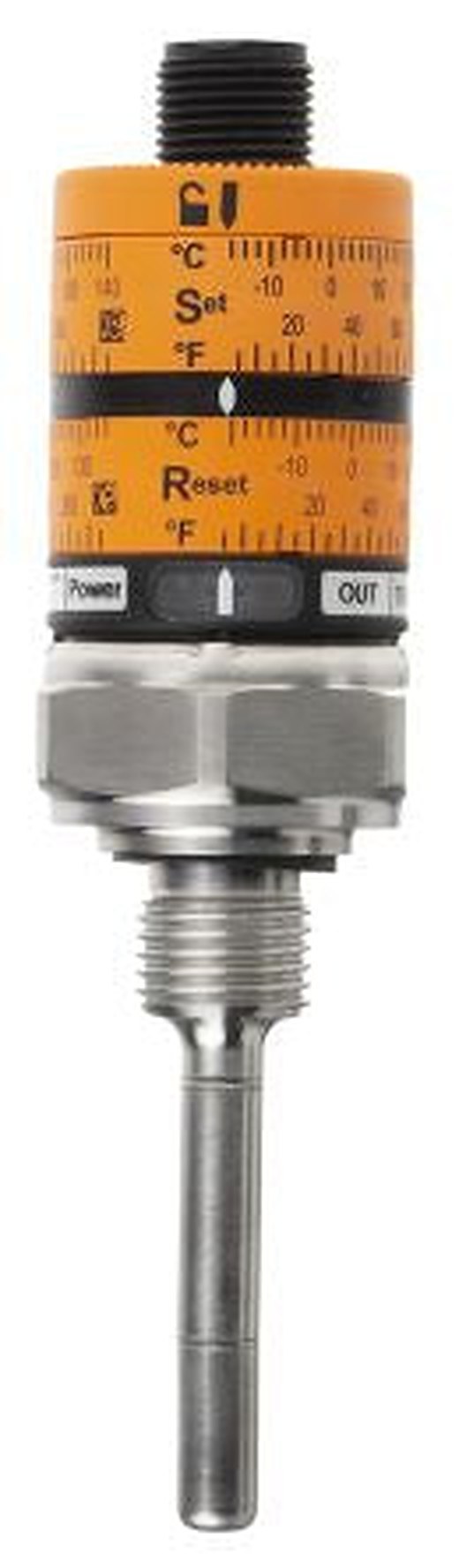 ifm electronic PT1000 RTD Sensor 6 mm Dia, 50 mm Long, 4 Wire, ±0.1 °K 145 °C Max