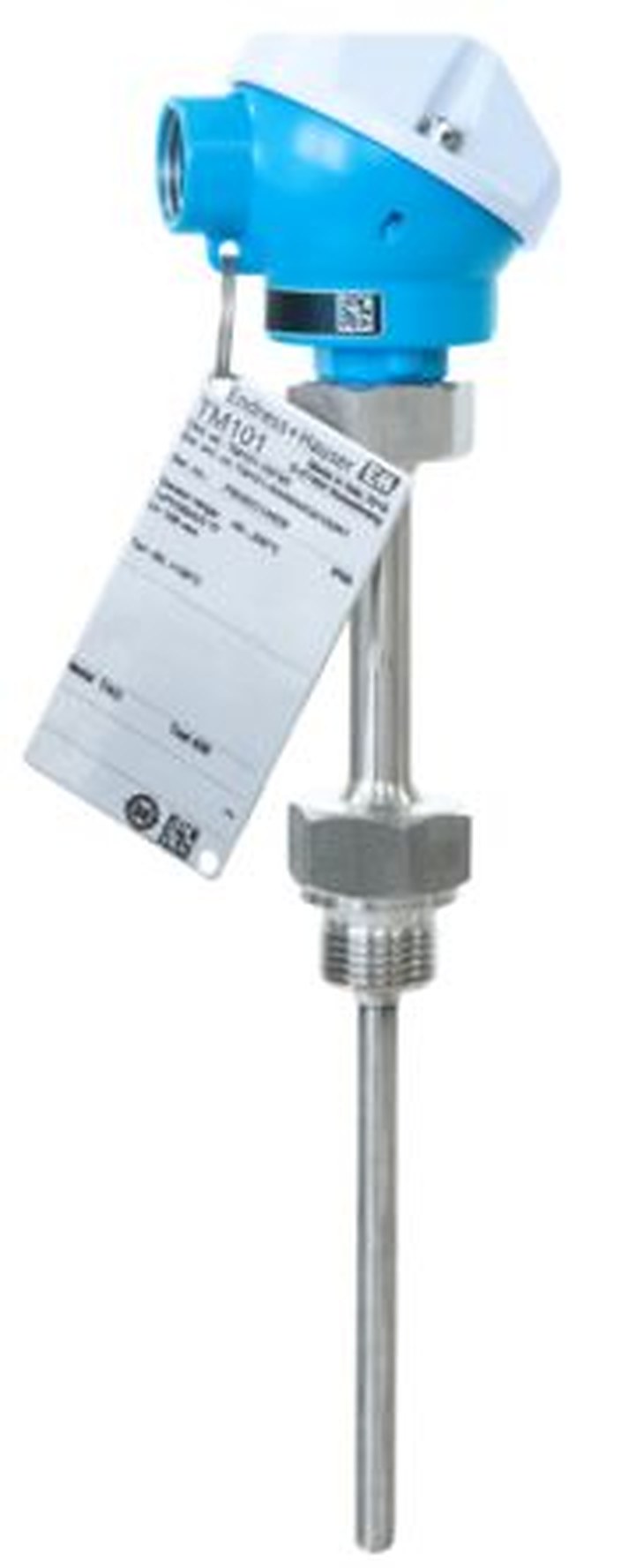 Endress+Hauser PT100 Temperature Sensor 6 mm Dia, 100 mm Long, 4 Wire, Class A 200 °C Max