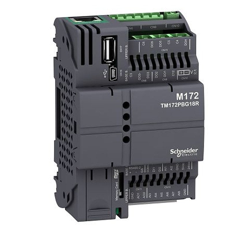 Schneider Electric TM172 Series Logic Controller, Relay Output, 10-Input, Digital, Analogue Input