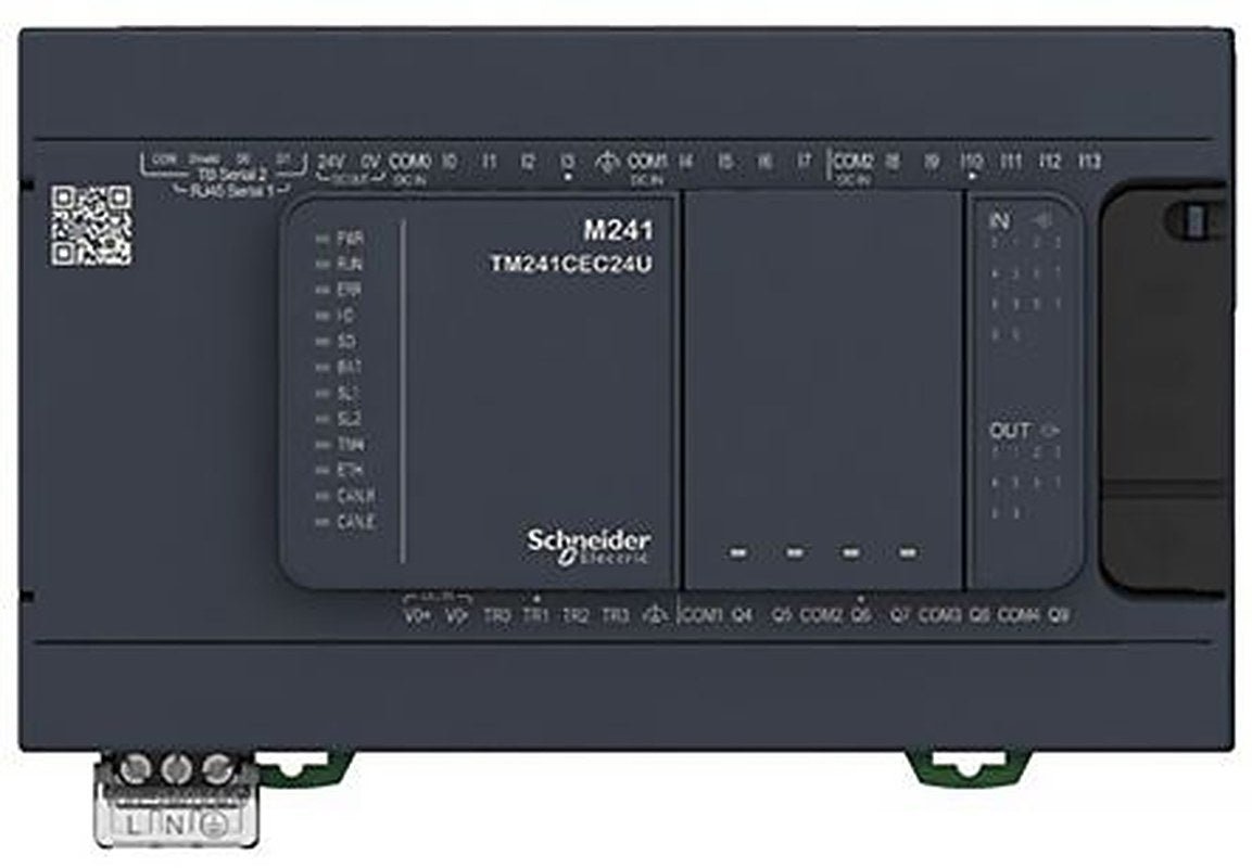Schneider Electric Modicon TM Series PLC CPU, Relay Output, 14-Input, Analogue Input