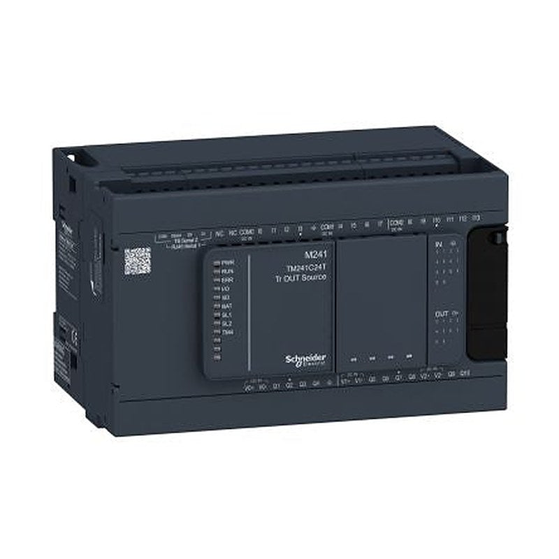 Schneider Electric Modicon TM Series Logic Controller, Transistor Output, 24-Input, Voltage, Current Input