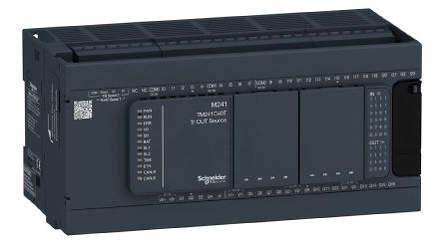Schneider Electric Modicon TM Series PLC CPU, Transistor Output, 24-Input, Discrete Input