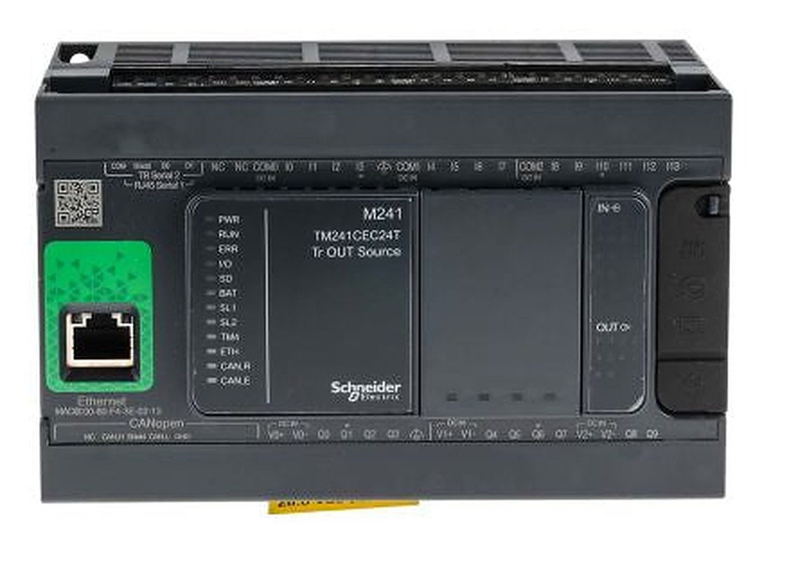 Schneider Electric Modicon M241 Series PLC CPU, Transistor Output, 14-Input, Discrete Input
