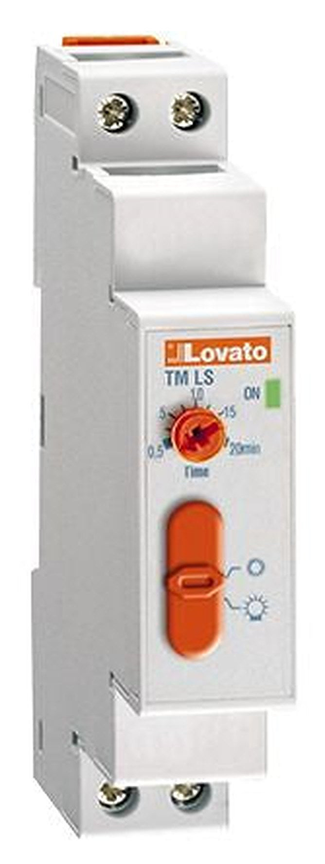 Lovato TMLS Series DIN Rail Timer Relay, 1-Contact, 12 to 240 V dc 220V ac, 240 V ac, 0.5 to 20 min, 1-Function, SPST