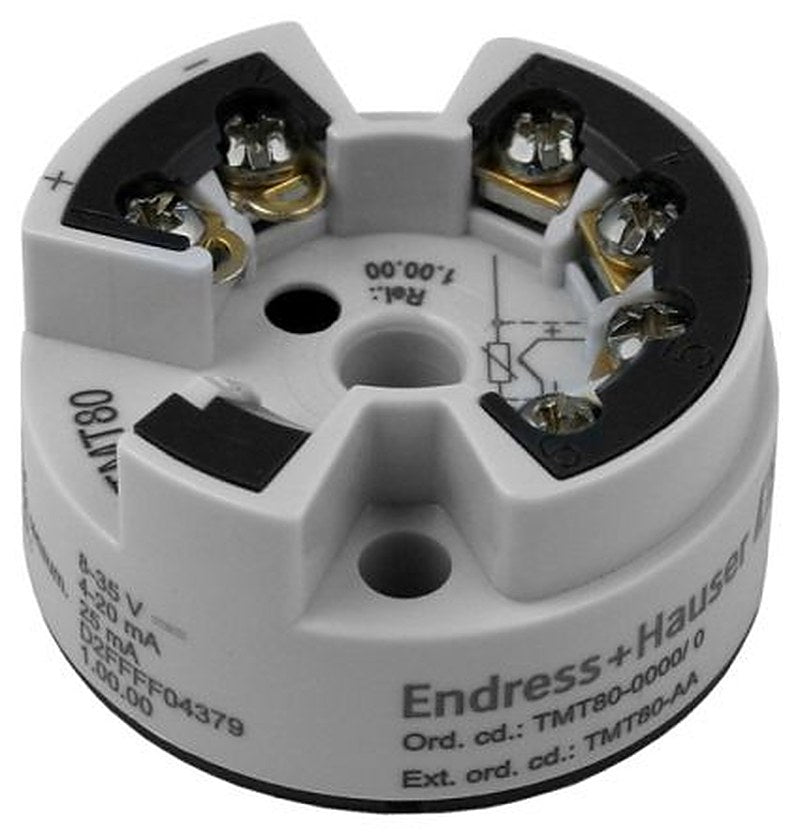 Endress+Hauser TMT80 Temperature Transmitter PT100 Input, 85 °C, -40 °C