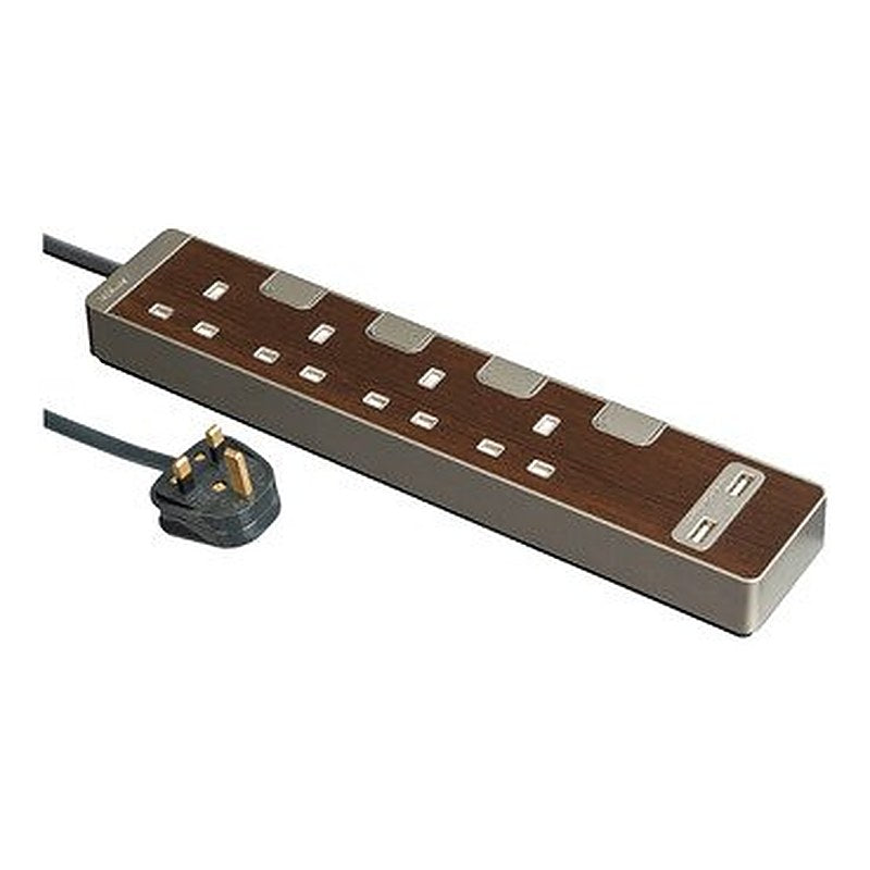 Trailing socket, AvatarOn, with individual switch & USB, 4 gang, 3M, wood (Trailing socket AvatarOn) is a Schneider Electric product. Designed for reliable performance and long service life. Available across Iraq — contact us for pricing and delivery options.