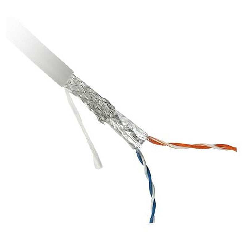 Schneider Electric, 25 m Ethernet Cable, White Polyethylene Sheath, S/FTP