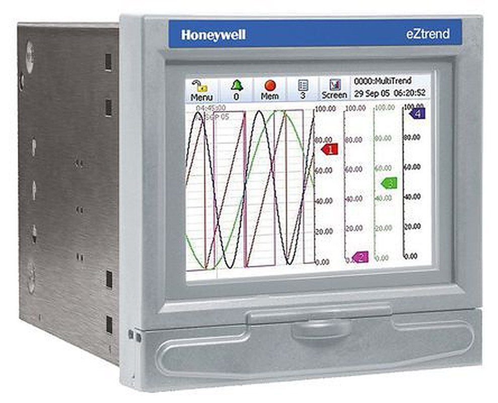 Honeywell 43-TV-03-18 12-Channel Graphical Chart Recorder Current, Resistance, Temperature, Voltage