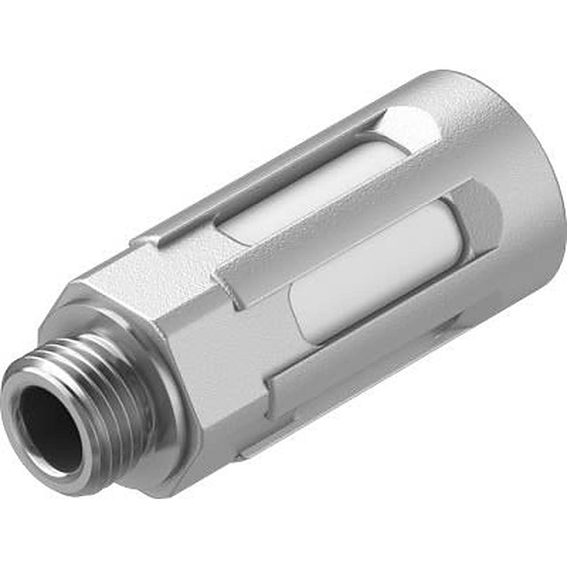 Festo U Aluminium Pneumatic Silencer 10 bar Threaded