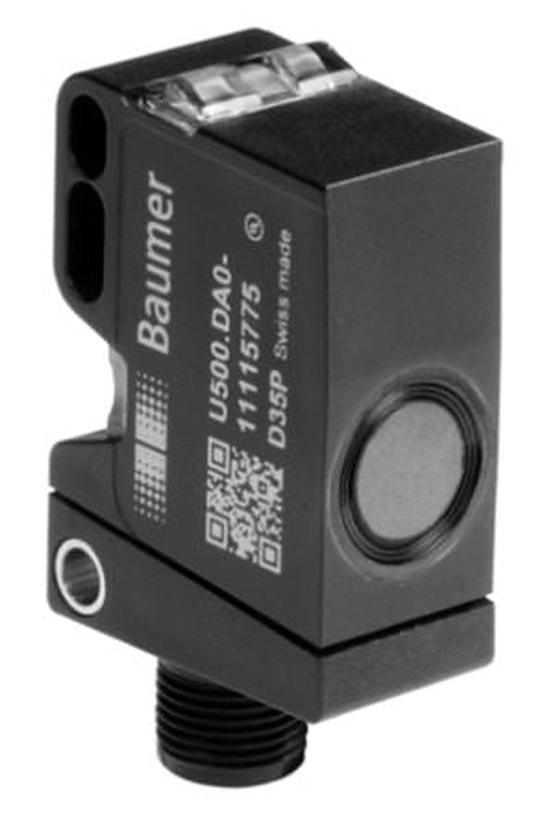 Baumer U500.DA0.2-UAMJ.72F Block Ultrasonic Proximity Sensor U500, M12 x 1 1000 mm 100mA 0/10 V 30V 30 V dc