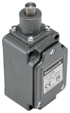 Honeywell LS Series Plunger Limit Switch, SPDT, IP67, Die Cast Zinc Housing, 240V, 10A