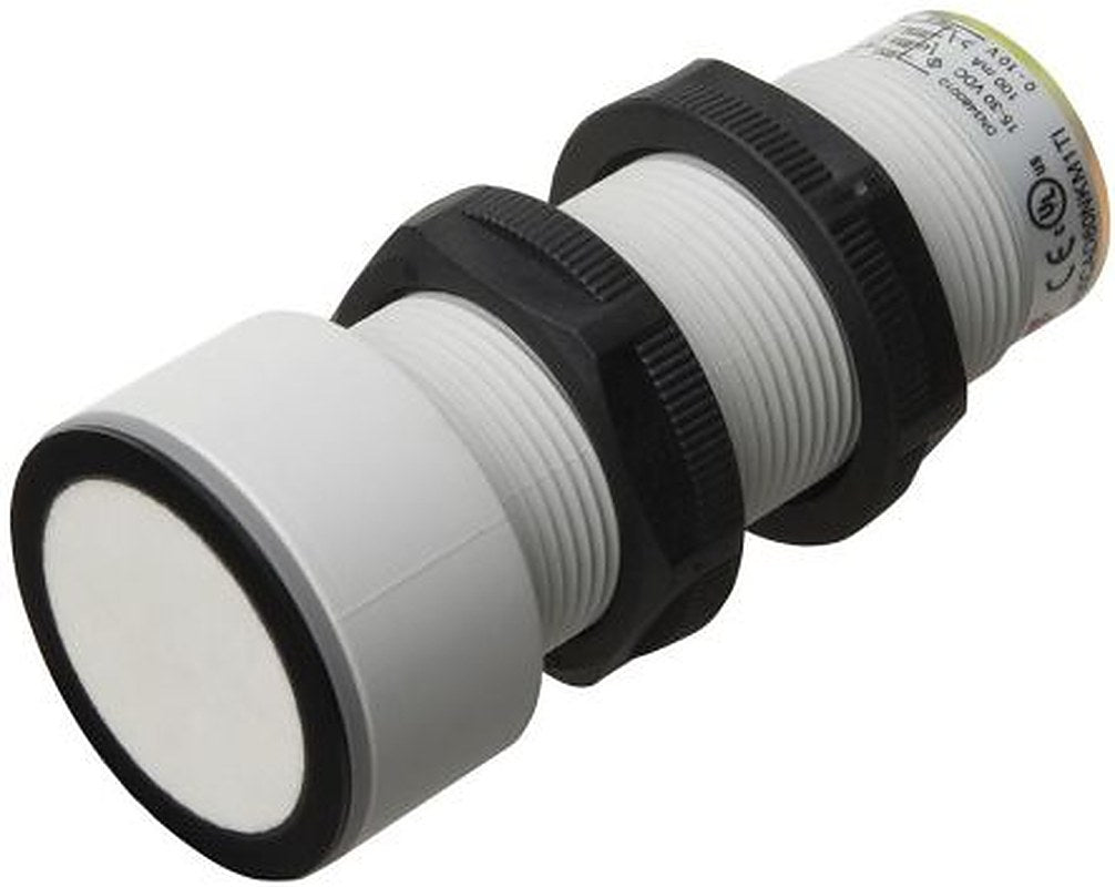 Carlo Gavazzi UA30CAD60PPM1TI Threaded Barrel Ultrasonic Proximity Sensor UA30CAD, M18 6 m 300mA PNP 30V 30 V dc