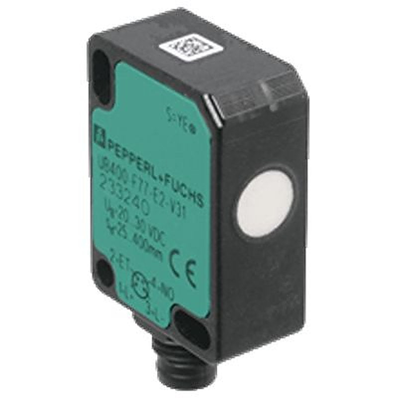 Pepperl + Fuchs UB100-F77-E3-V31 Block Ultrasonic Proximity Sensor UB100, M8 100 mm 200mA PNP 24V 30 V dc