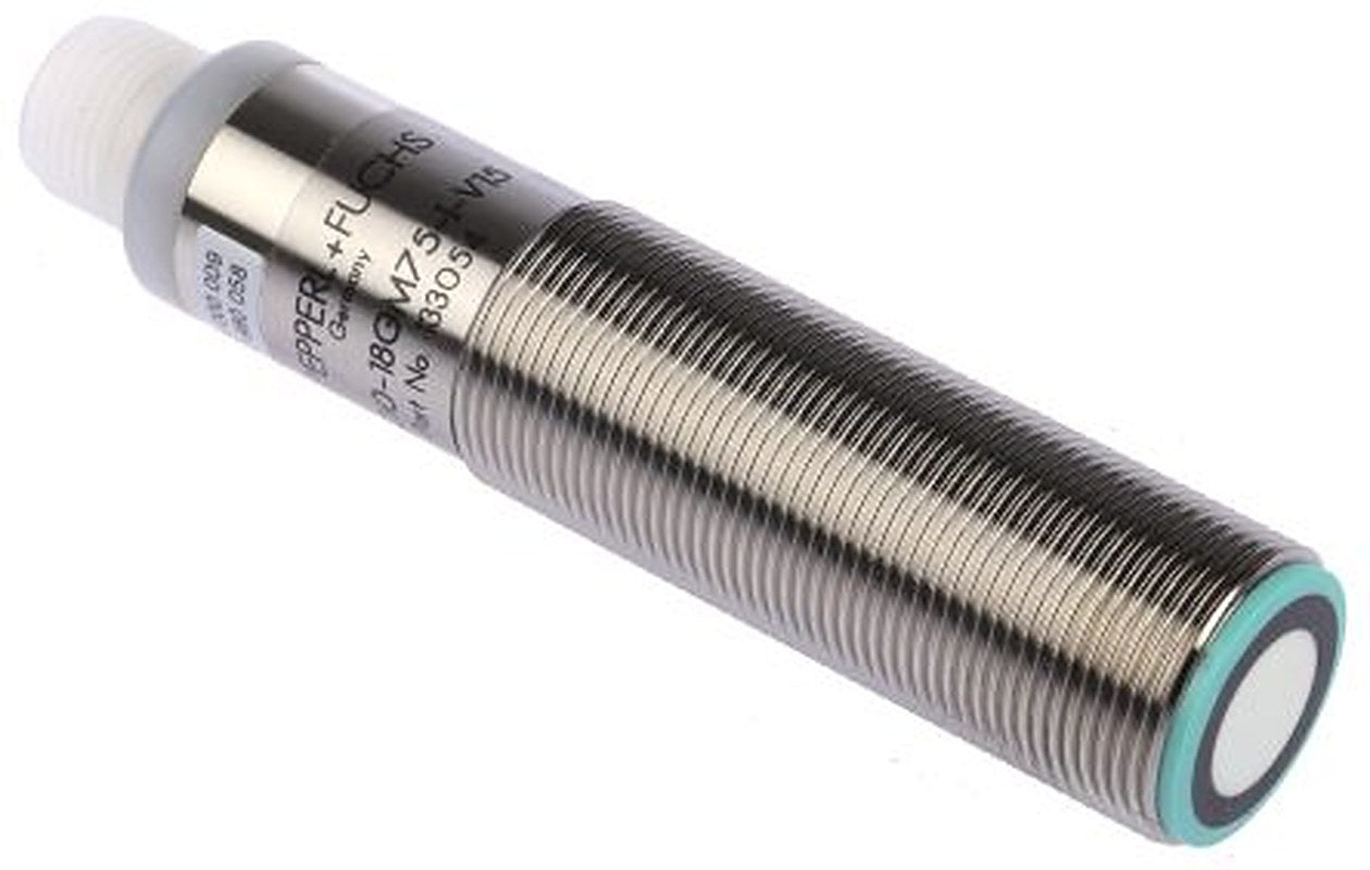 Pepperl + Fuchs UB500-18GM75-I-V15 Threaded Barrel Ultrasonic Proximity Sensor UB500, M18 x 1 500 mm 20mA 4 to 20 mA 30V