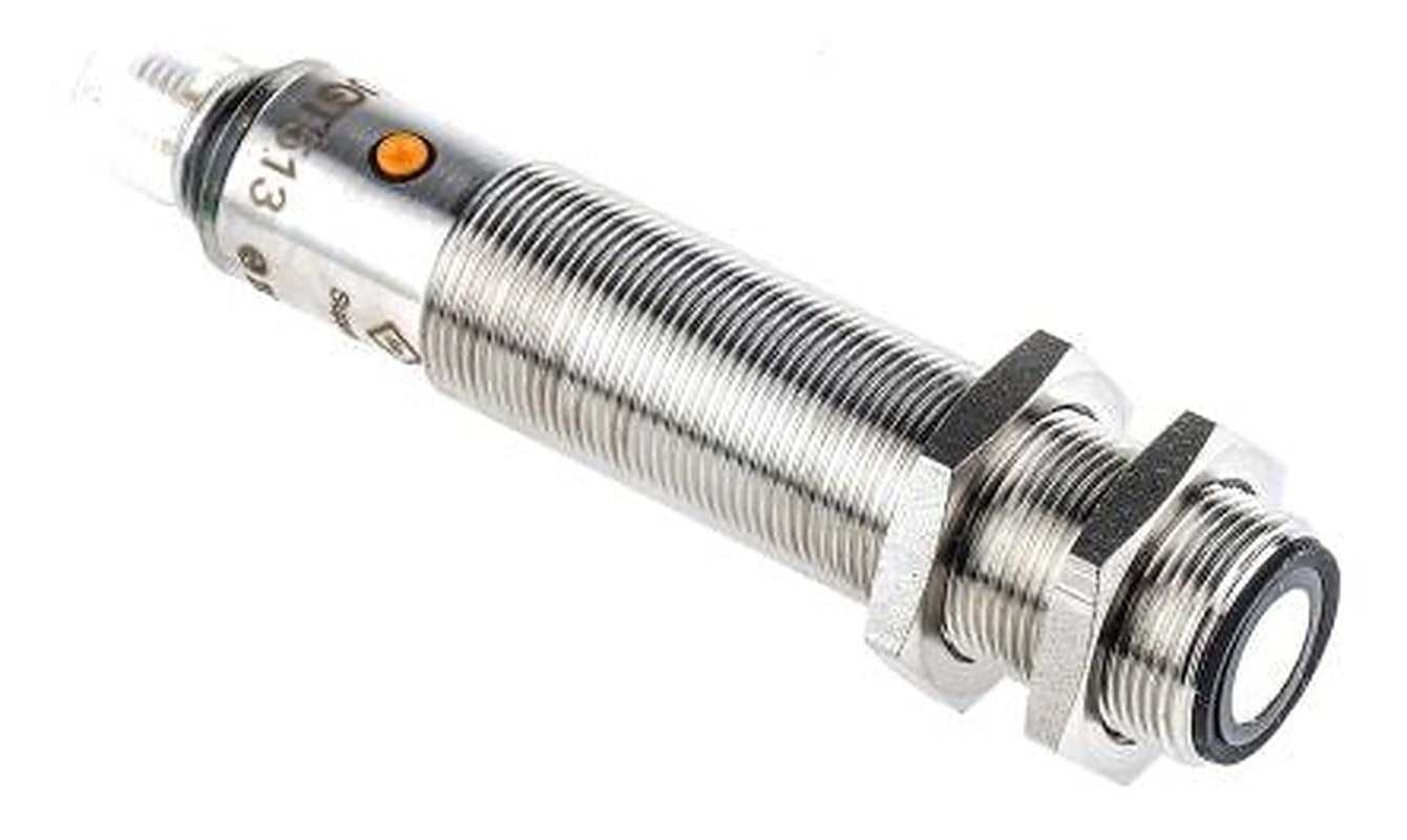 ifm electronic UGT513 Threaded Barrel Ultrasonic Proximity Sensor UGT513, M18 x 1 2200 mm 100mA PNP 3V 30 V dc