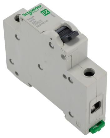 Schneider Electric Easy9 Easy9 Miniature Circuit Breaker, 1-Pole, 32A, Type C, 230V ac AC, 6 kA Breaking Capacity