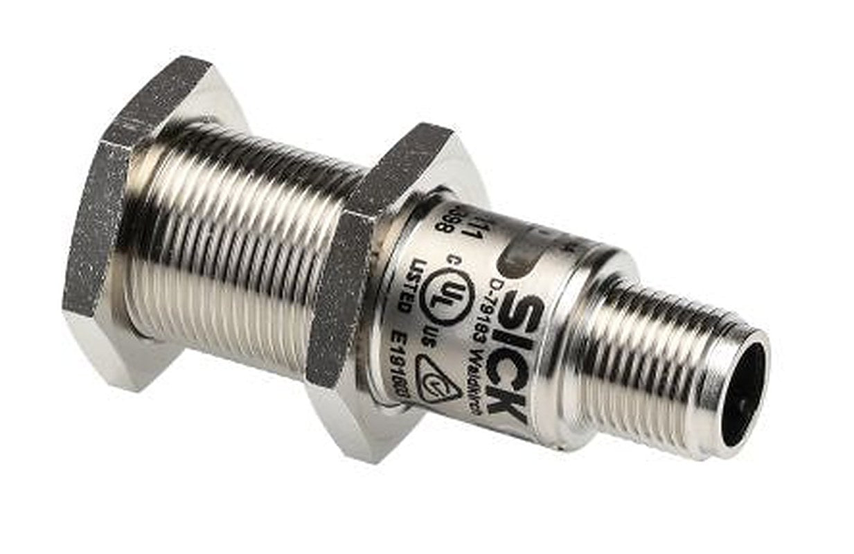 SICK UM18-212126111 Threaded Barrel Ultrasonic Proximity Sensor UM, M18 350 mm 4 to 20 mA 30V 30 V dc