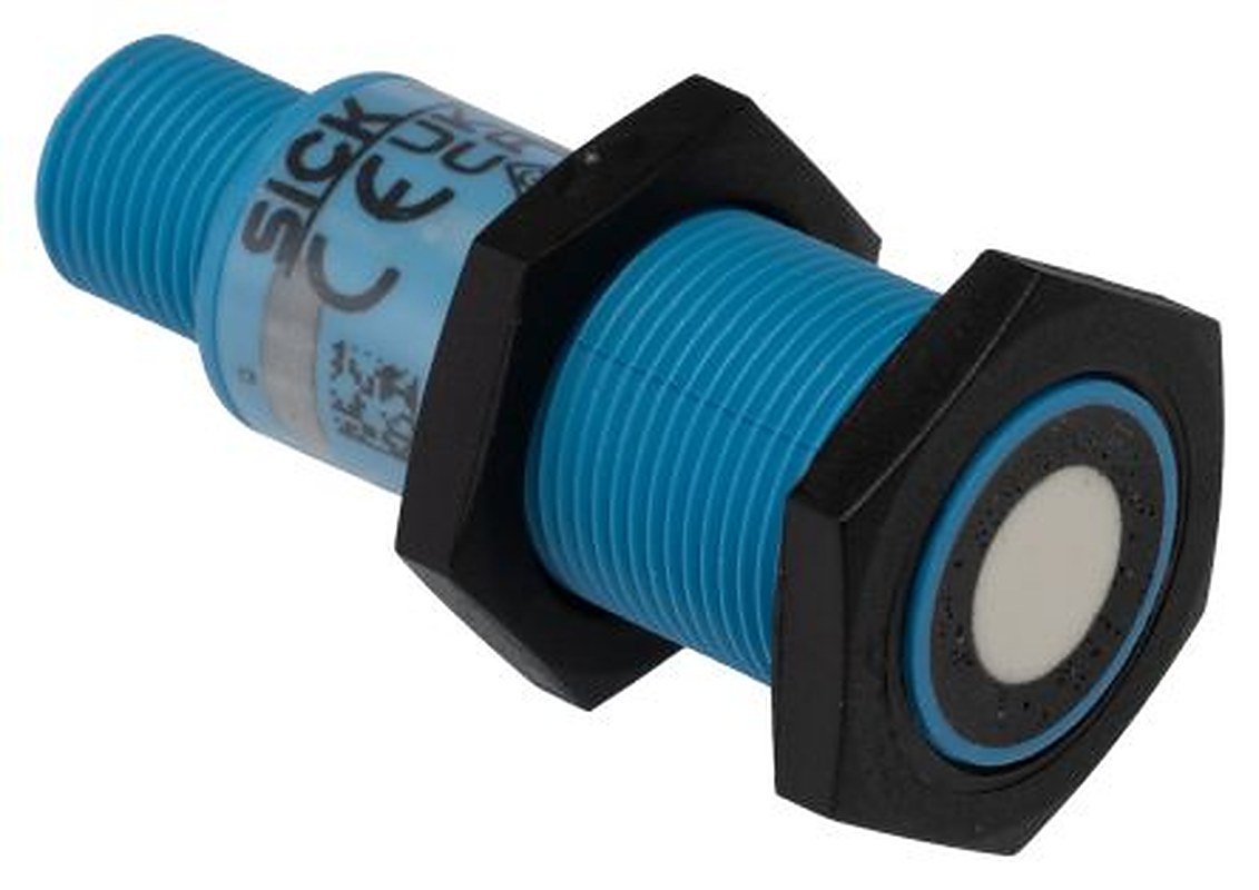 SICK UM18-212161101 Threaded Barrel Ultrasonic Proximity Sensor UM, M18 x 1 350 mm 200mA PNP 30V 30 V dc
