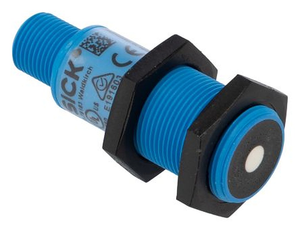 SICK UM18-217166101 Threaded Barrel Ultrasonic Proximity Sensor UM, M18 150 mm 4 to 20 mA 30V 30 V dc