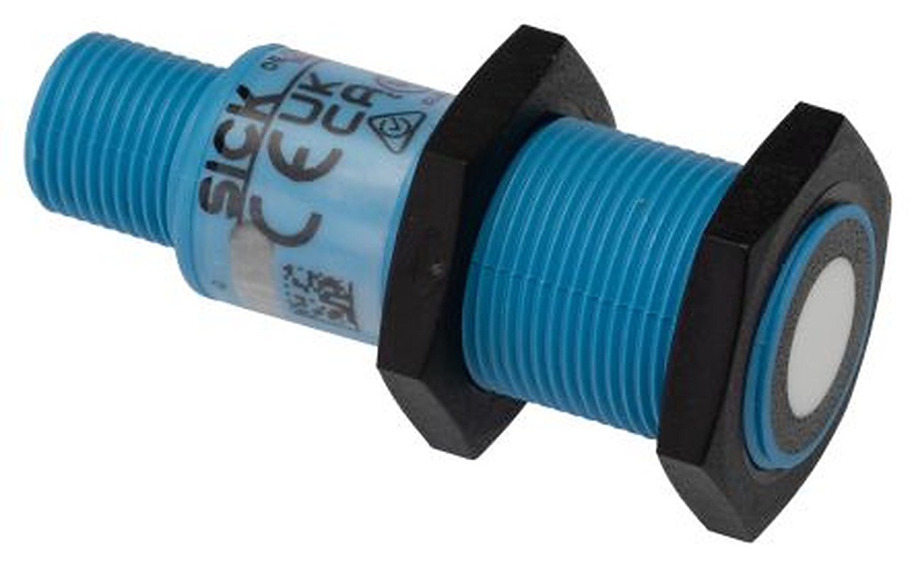 SICK UM18-218161101 Threaded Barrel Ultrasonic Proximity Sensor UM, M18 x 1 1 m 200mA PNP 30V 30 V dc