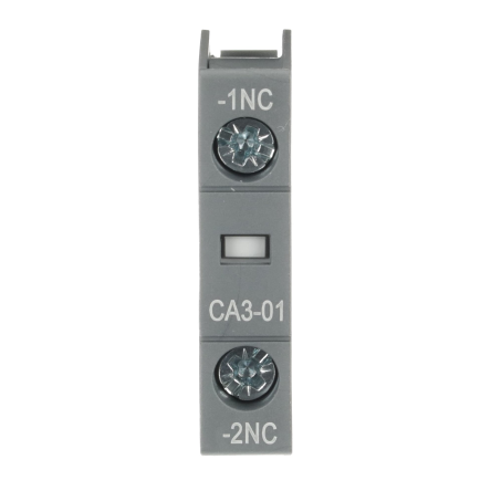 ABB Auxiliary Contact, 1 Contact, 1 NC, CA3, Front, 6 A, 690V, 1SBN011010T1001 CA3-01