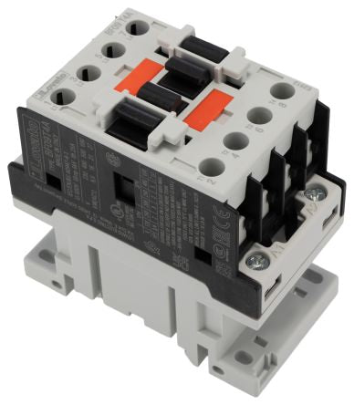 Lovato BF Contactor, 24V ac Coil, 4-Pole, 25 A, 4 kW 24V ac, 4 NO, 660 V dc, 690V ac