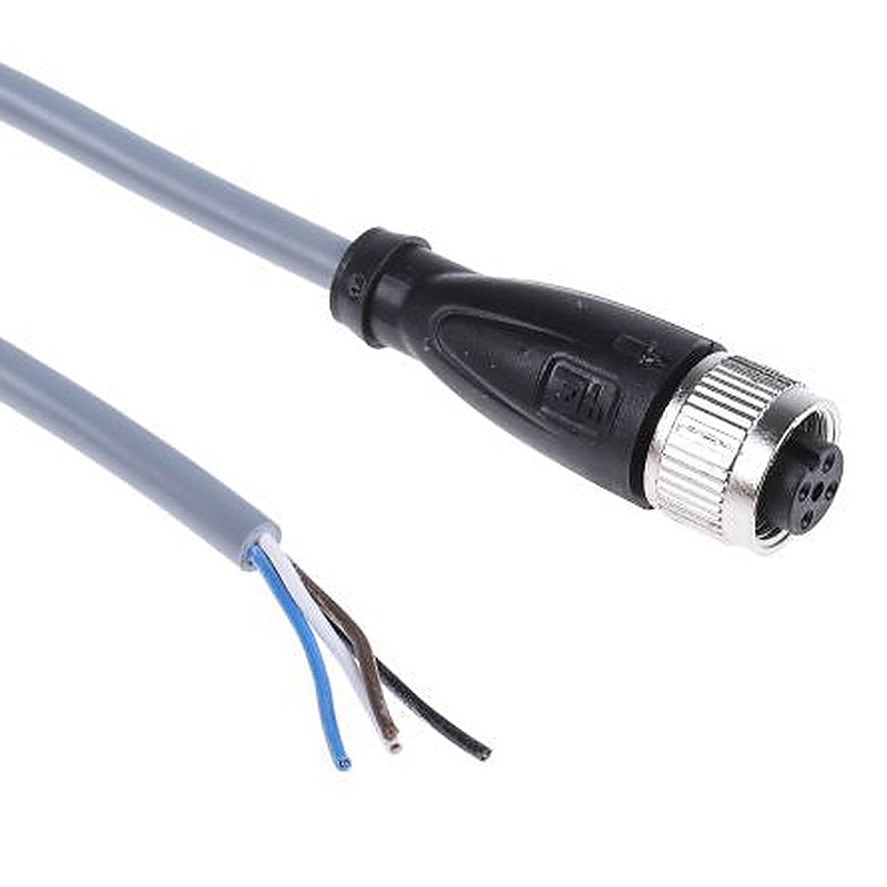 Pepperl + Fuchs Female 4 way Straight to Unterminated Sensor Actuator Cable, 2 m