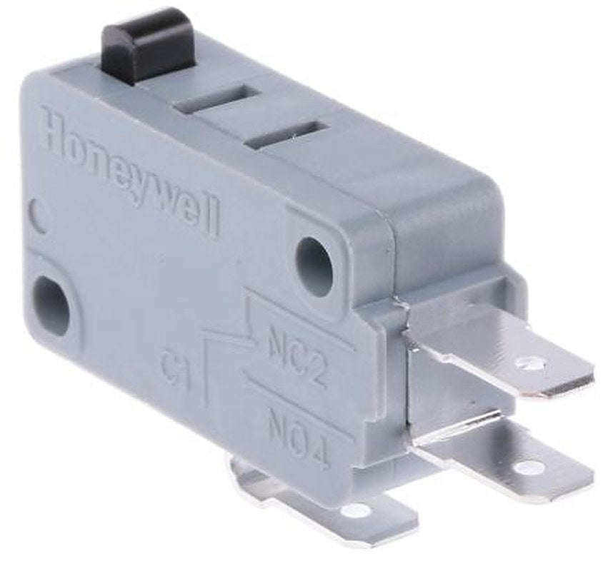 Honeywell Plunger Micro Switch, Quick Connect Terminal, 16A, 250 V, SPDT