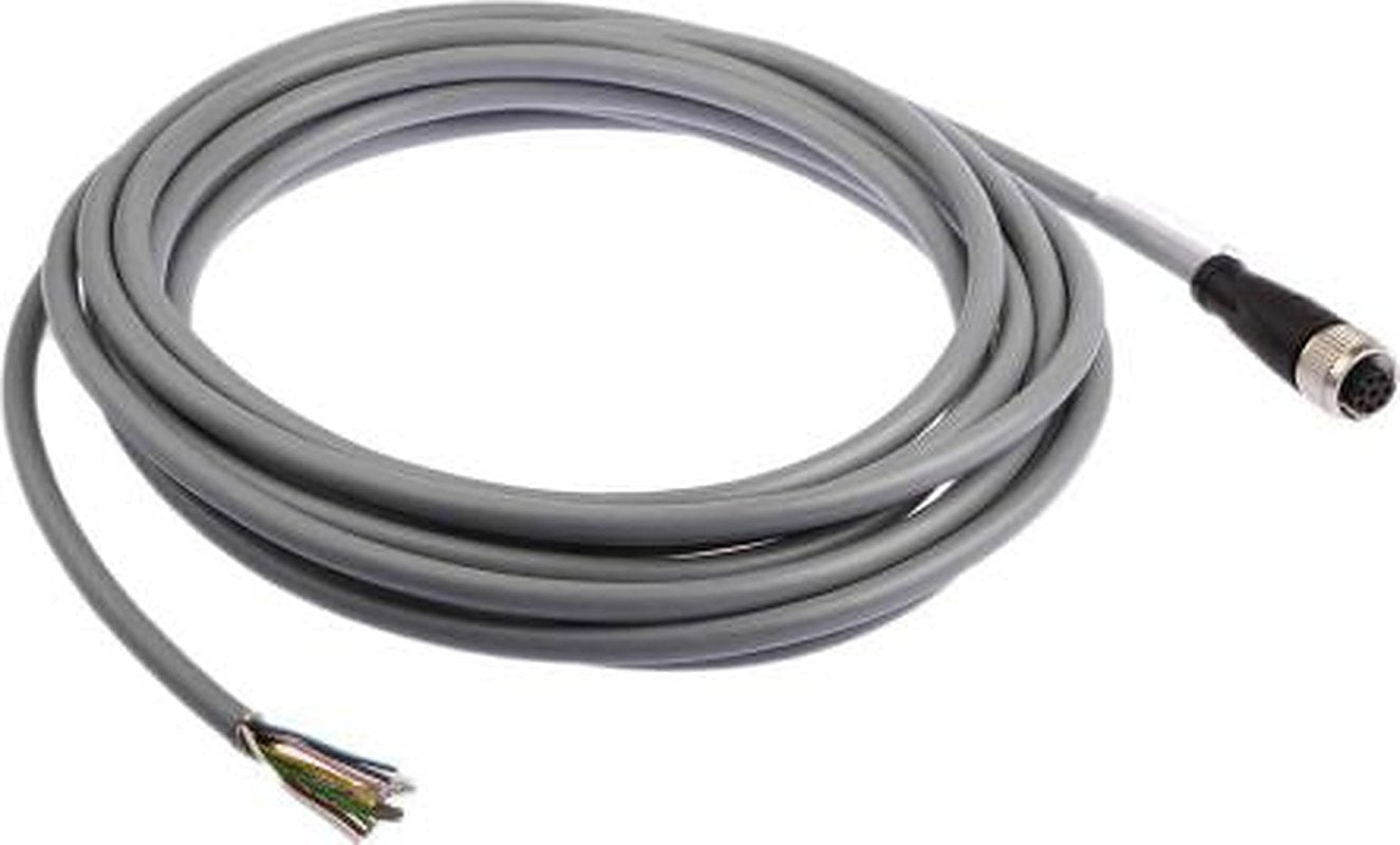 Pepperl + Fuchs Female 8 way M12 to 8 way Sensor Actuator Cable, 5 m