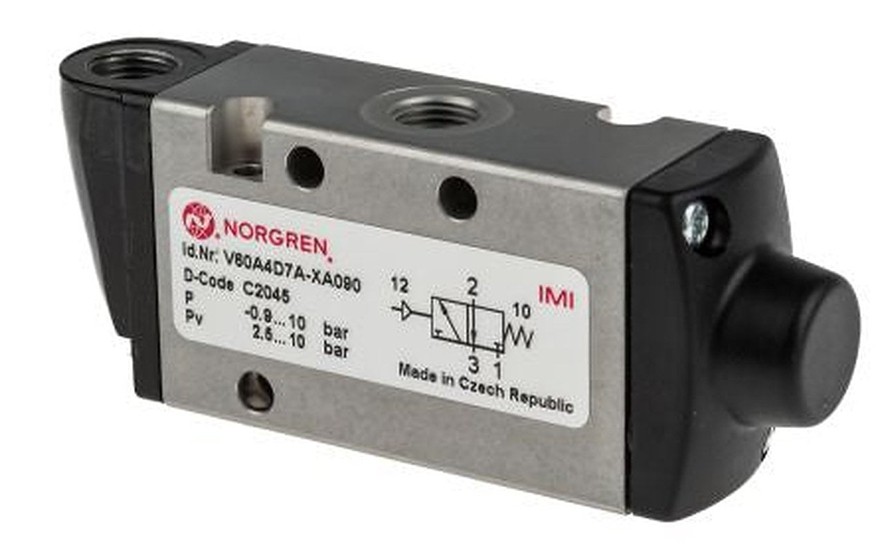Norgren Pneumatic Solenoid Valve - Pilot/Spring G V60 Series