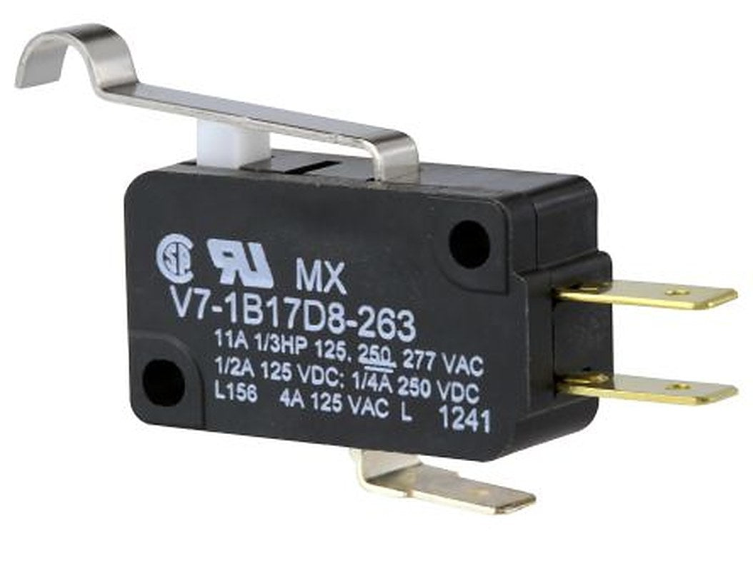 Honeywell Roller Lever Micro Switch, Quick Connect Terminal, 10A, 125 V ac, SPDT