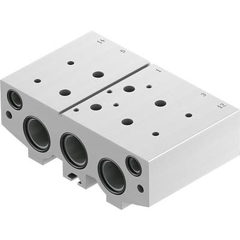 Festo VABM 3 Outlet Pneumatic Manifold Fitting