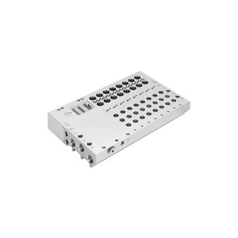Festo VABM-B10 series 8 station NPT Manifold for use with Solenoid And Pneumatic Valve, 8026374