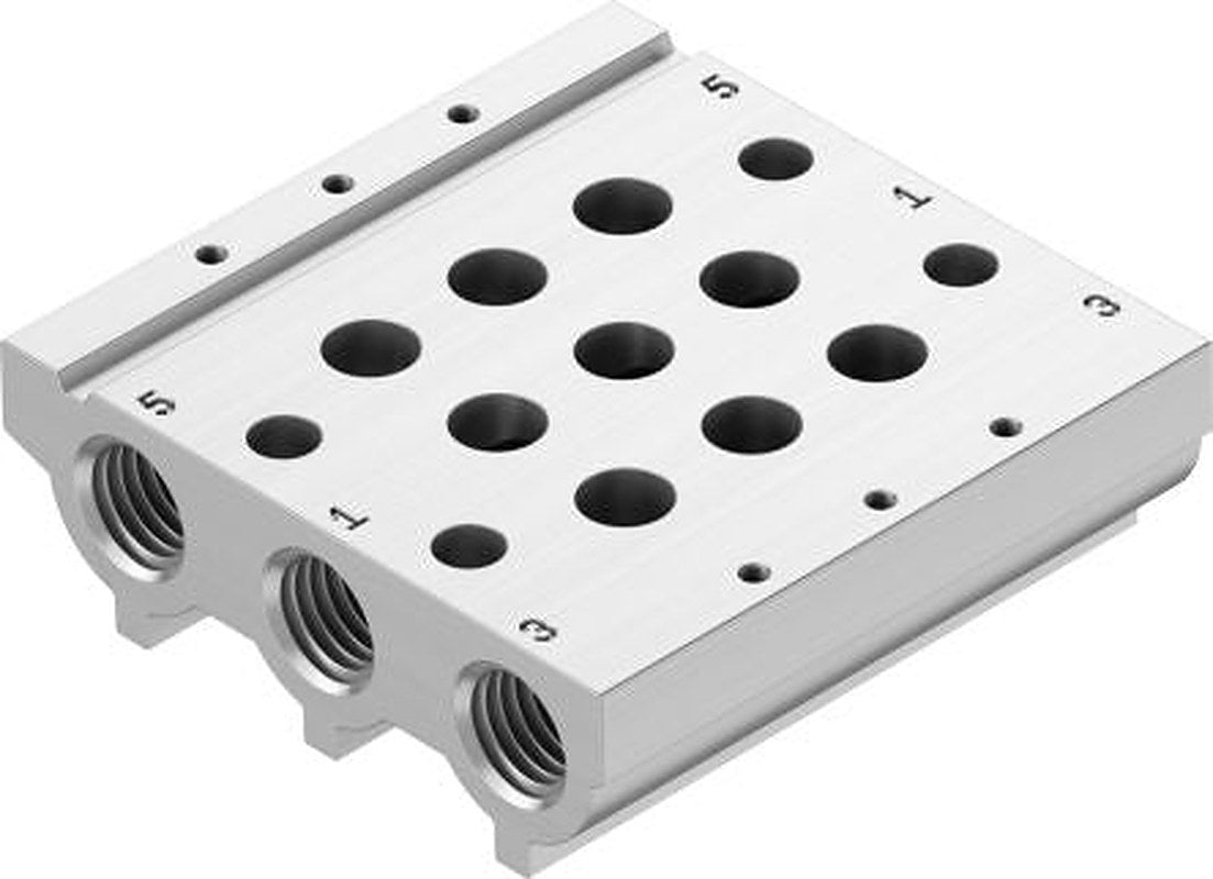 Festo VABM series 3 station G Manifold Base for use with VUVG-LK Series Individual Valves, 566559