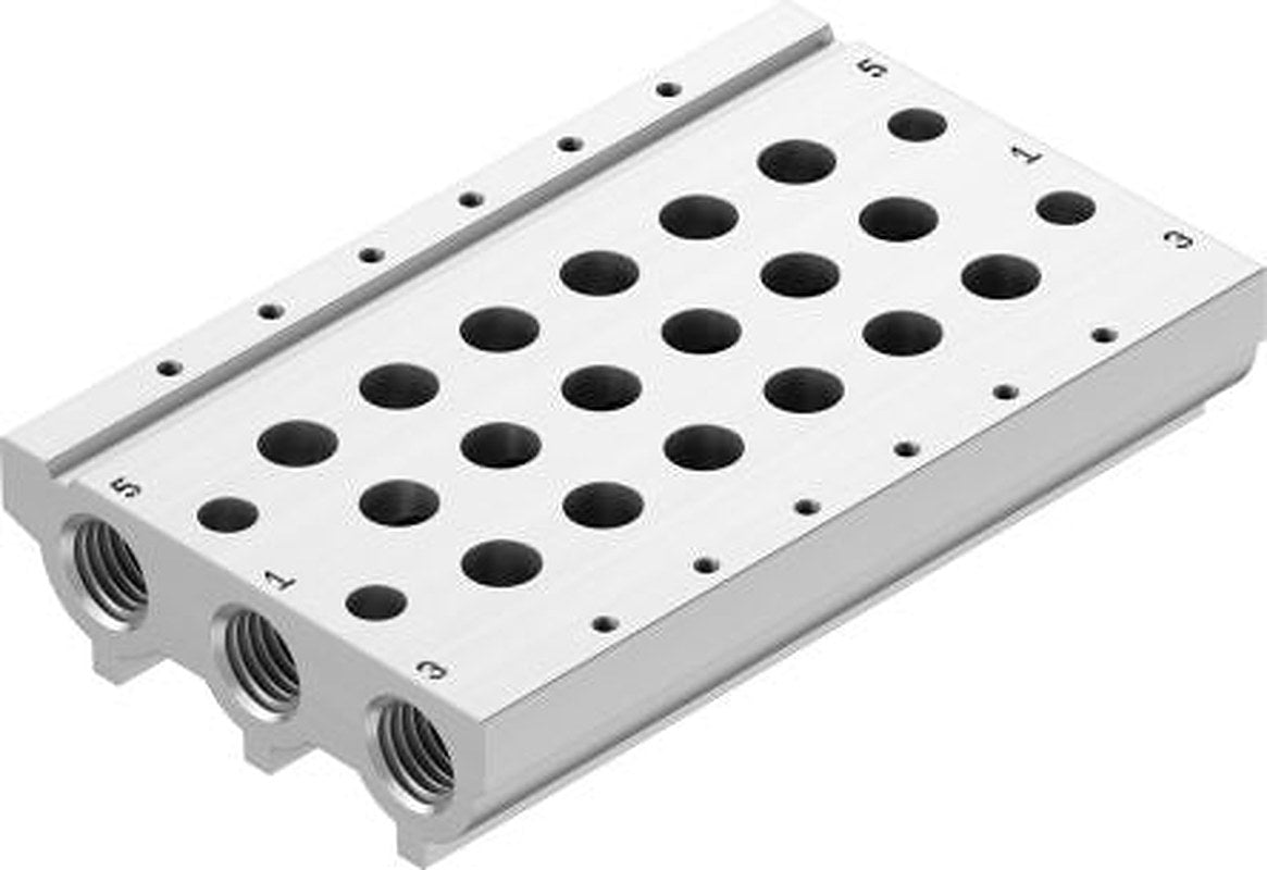 Festo VABM series 6 station G Manifold Base for use with VUVG-LK Series Individual Valves, 566562