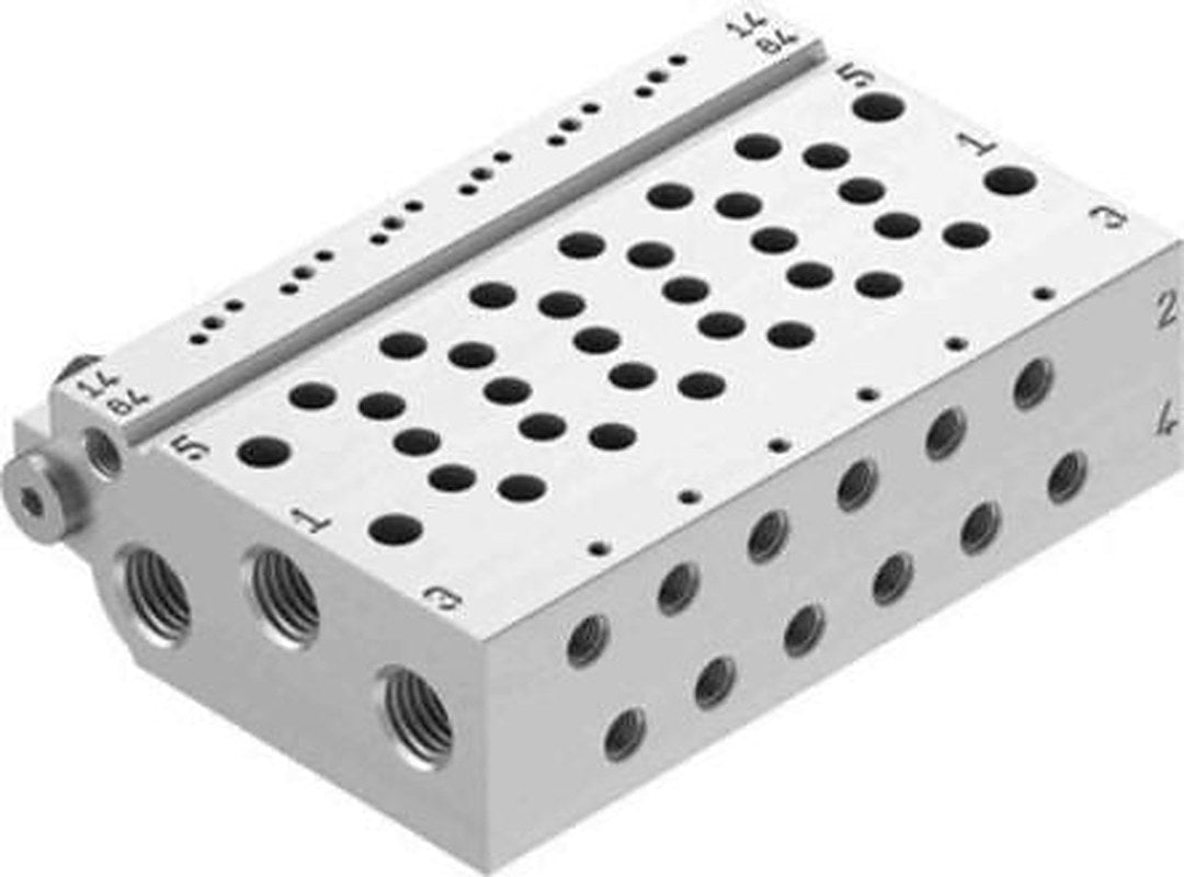 Festo VABM series 16 station G Manifold for use with Metric M5 Manifold, 566585