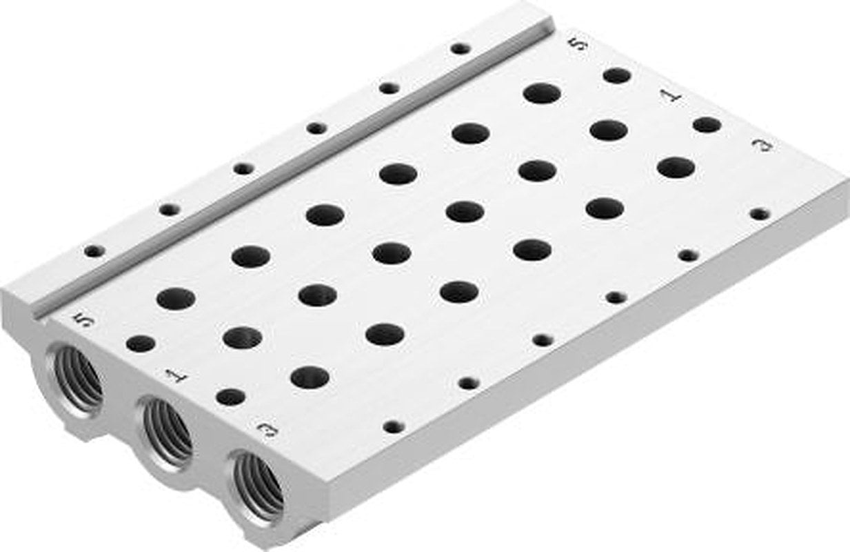 Festo VABM series 6 station G Manifold Base for use with VUVG-LK Series Individual Valves, 566622