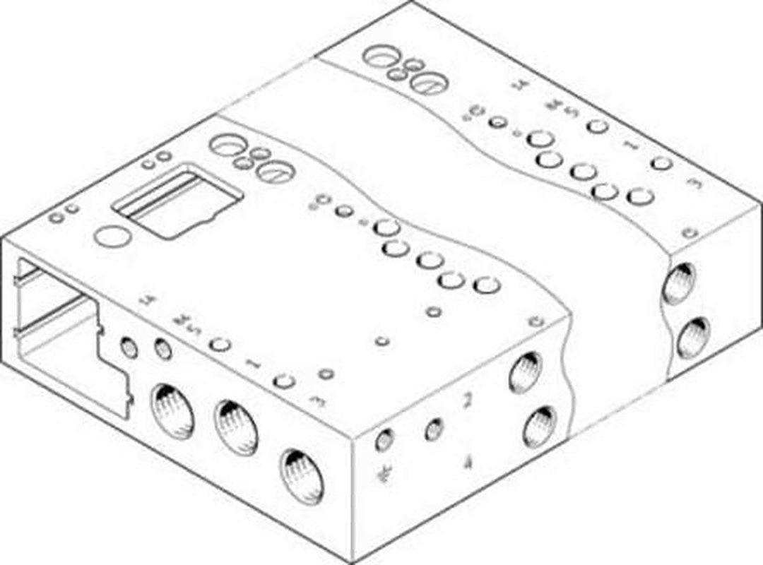 Festo VABM series 5 station G, Metric Manifold Strip, 573501