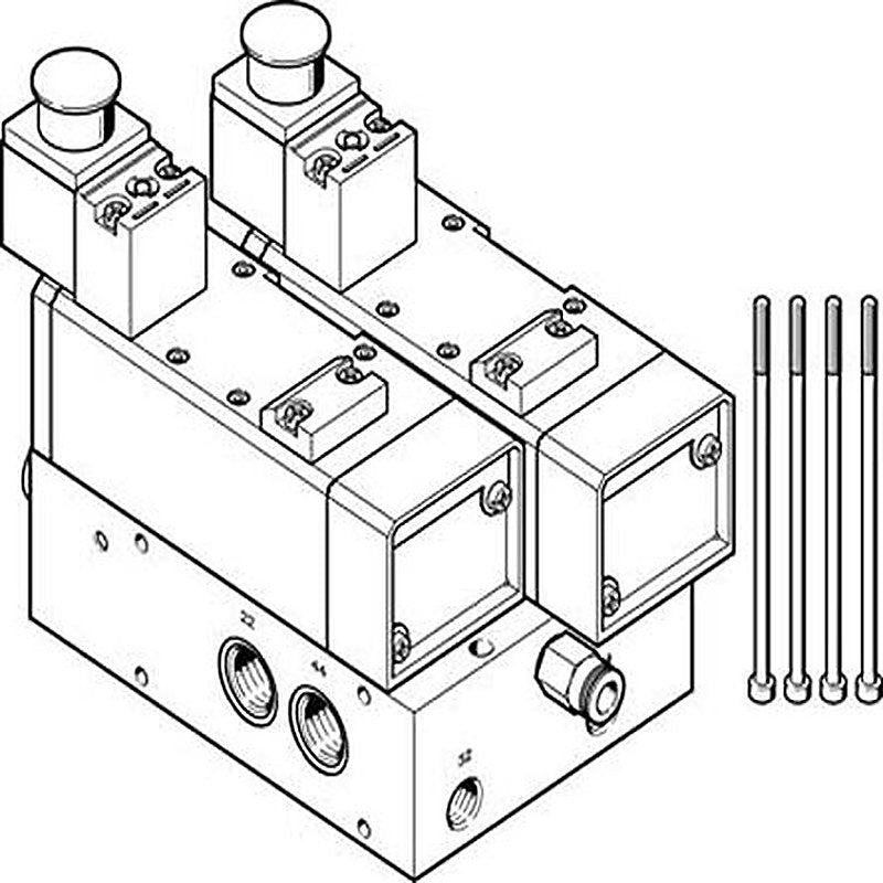 Festo Sub-Base for use with Valve Terminal, 2738672