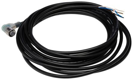 Omron Female 4 way Right Angle to Unterminated Sensor Actuator Cable, 5 m