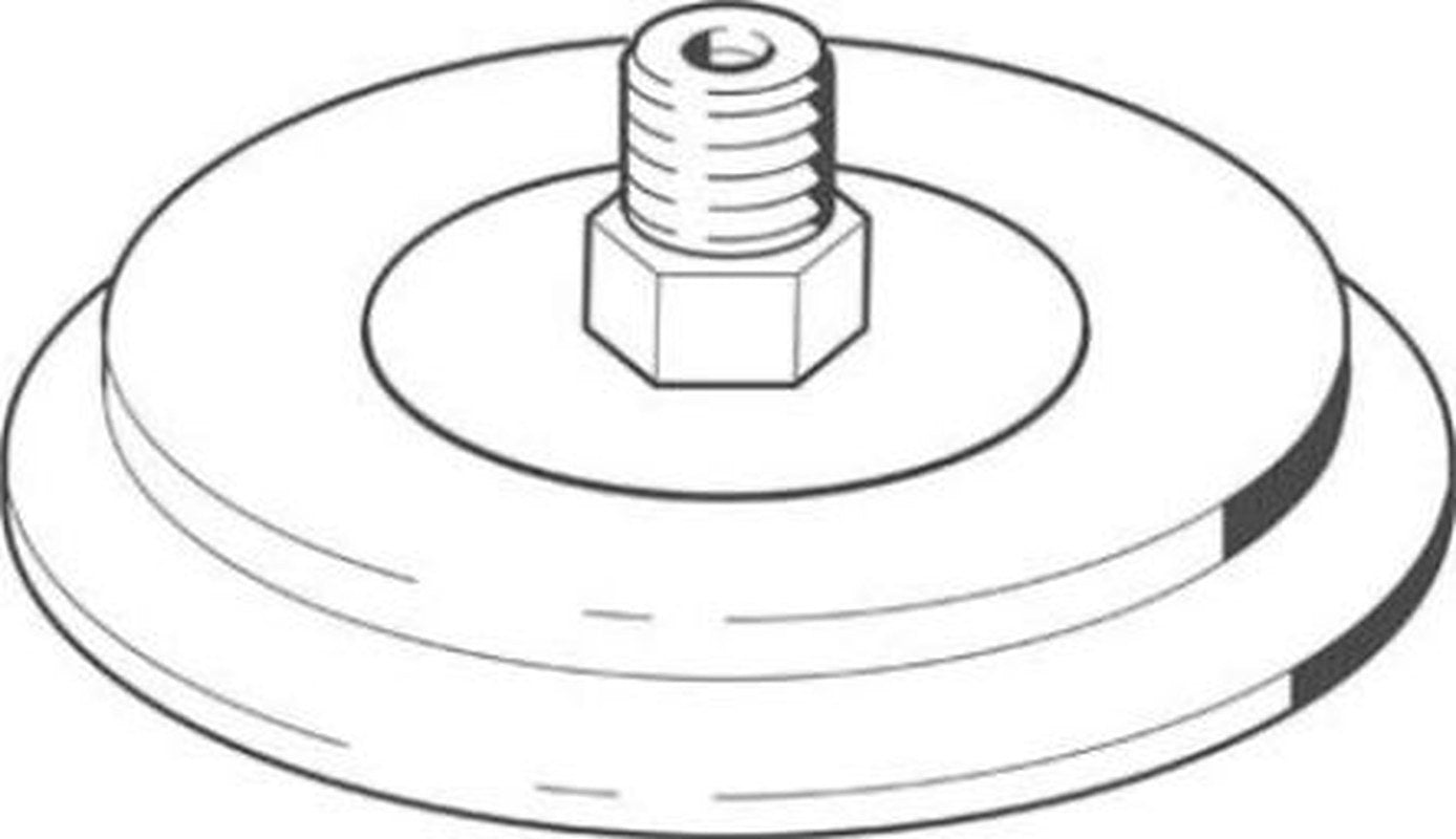 Festo 100 mm Flat Silicone Suction Cup VAS-100-1/4-SI-B G 1/4