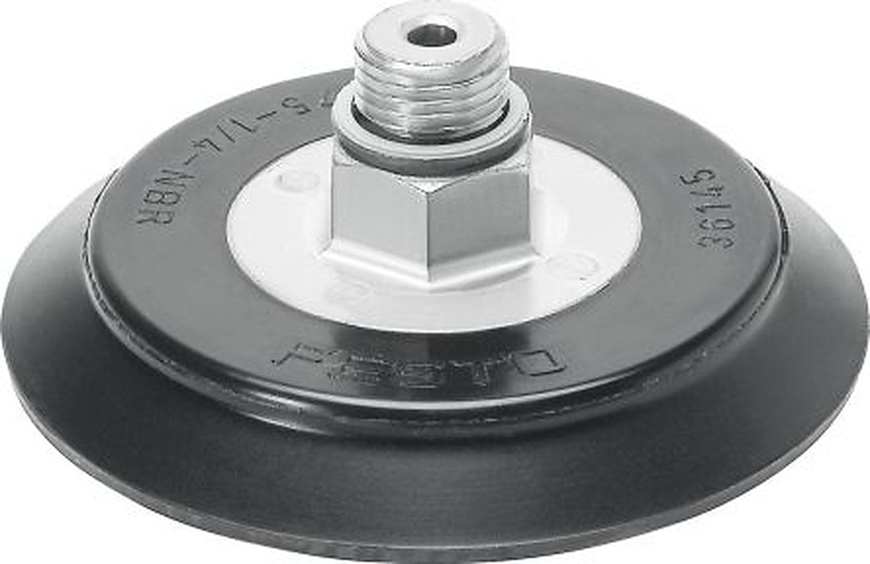 Festo 75 mm Flat Nitrile Rubber (NBR) Suction Cup VAS-75-1/4-NBR G 1/4