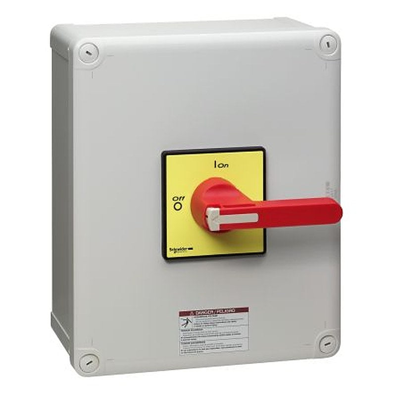 Schneider Electric 3-Pole Isolator Switch -, IP65, 68.5A, 37 kW